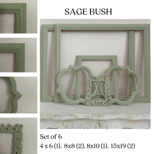 Sage Bush Gallery Wall Frame Set