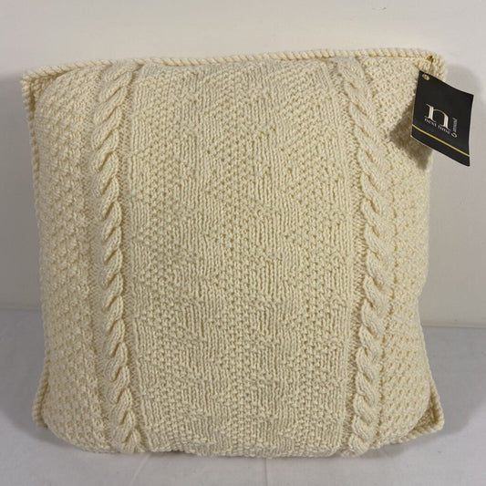 CREAM KNIT PILLOW C