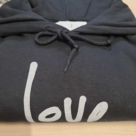 Love Hoodie - Black - 2XL