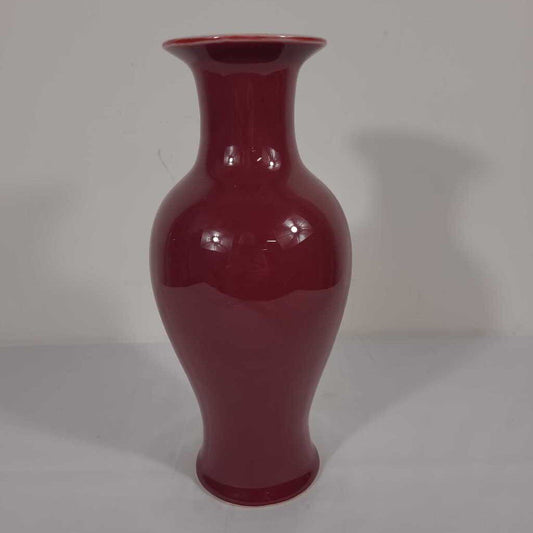 MAROON RED VASE