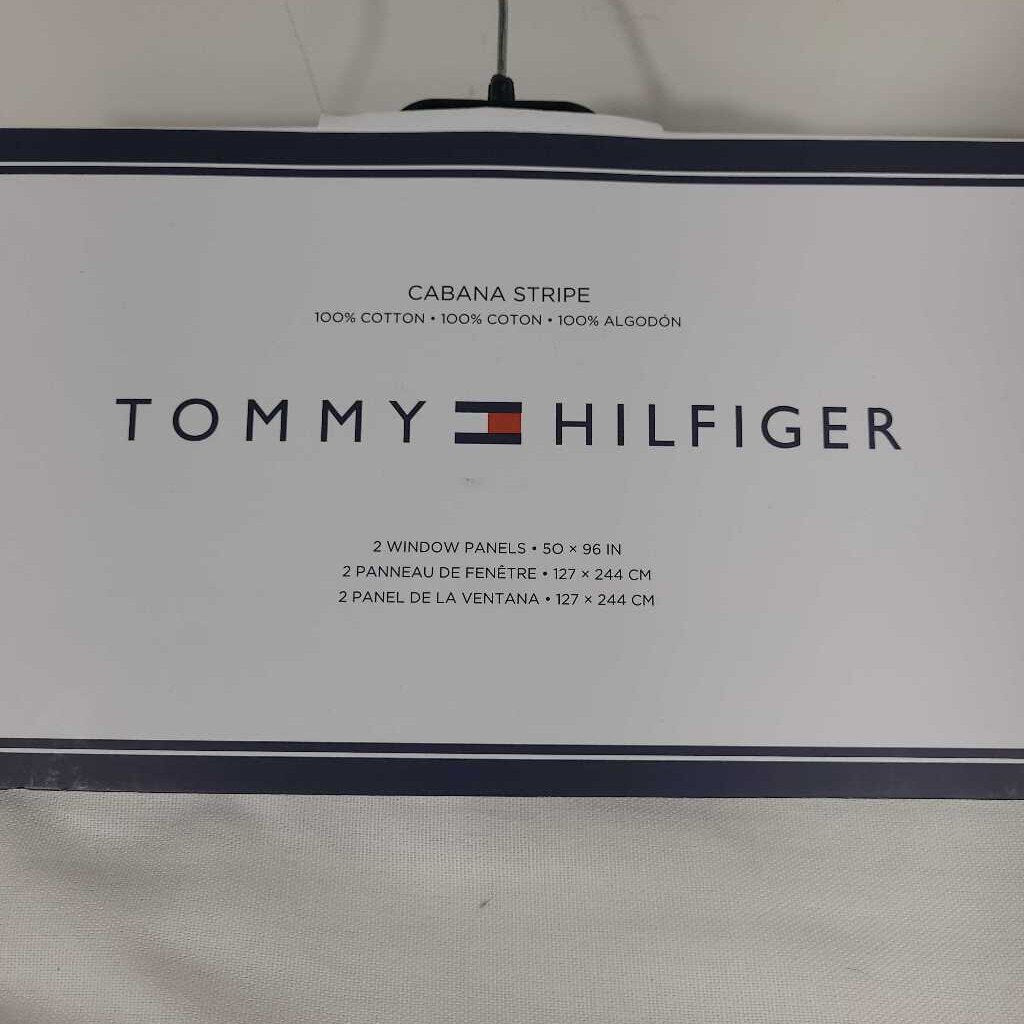 TOMMY HILFIGER CABANA STRIPE CURTAINS