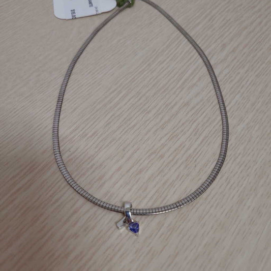 NECKLACE - TANZANITE PENDANT