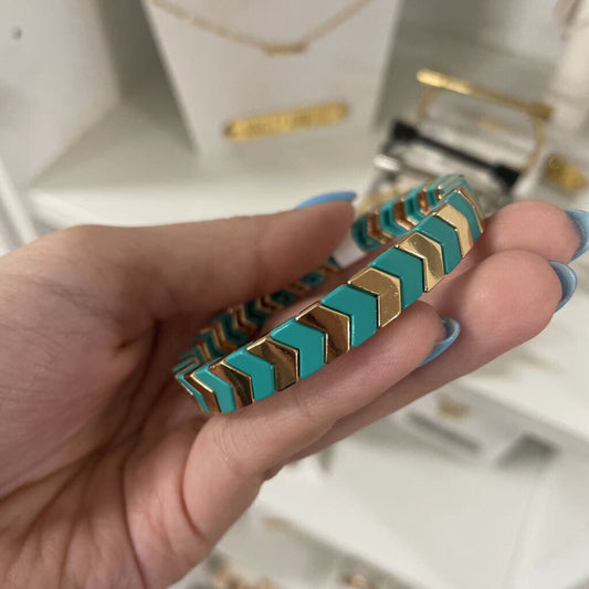 Herringbone Mint Bracelet