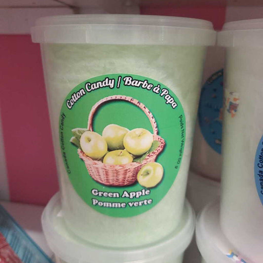 Green Apple Cotton Candy