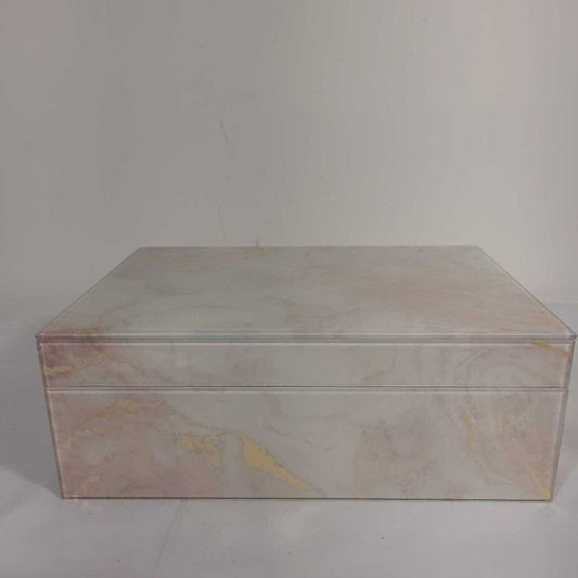 MARBLED GLASS BOX