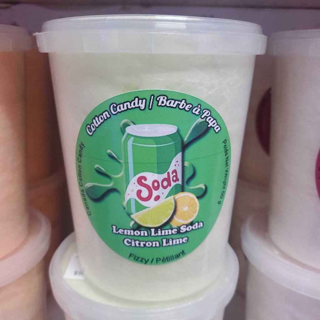 Lemon Lime Soda Cotton Candy