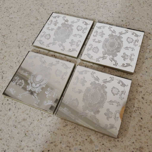 S/4 MIRRORED COASTERS