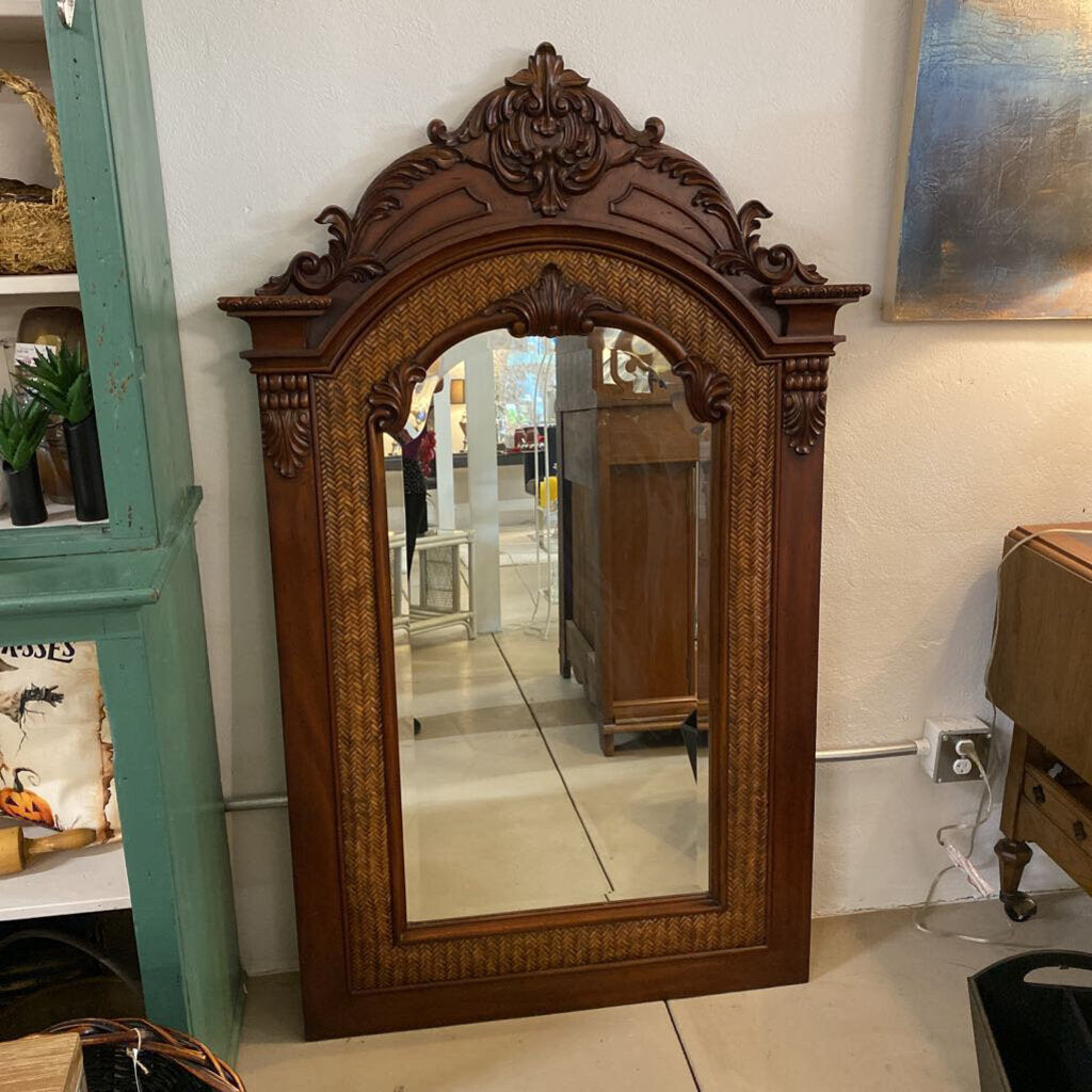 LARGE ORNATE DREXEL MIRROR