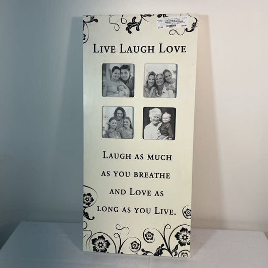 LIVE, LAUGH & LOVE HANGING PICTURE FRAME