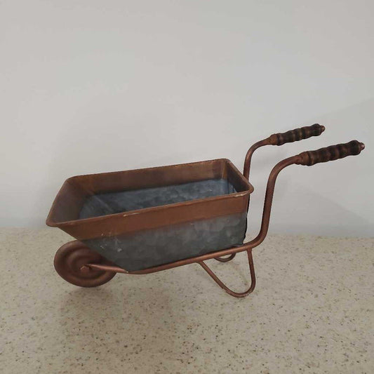 GALVANIZED WHEELBARROW