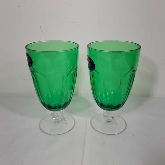 PR GREEN ACRYLIC SUNDAE GLASSES