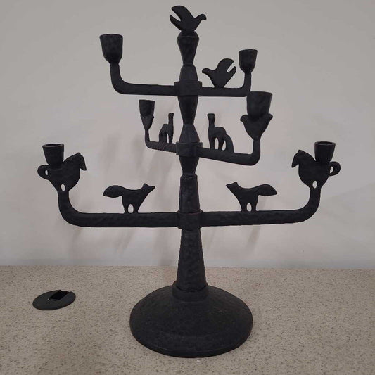 CAST IRON CANDELABRA