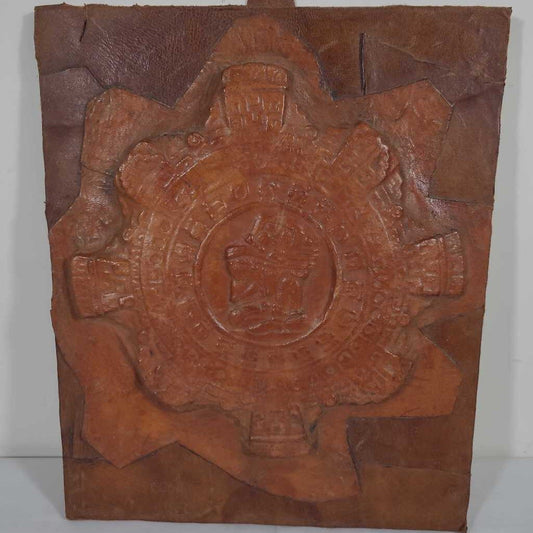 LEATHER INDIGENOUS WALLL ART