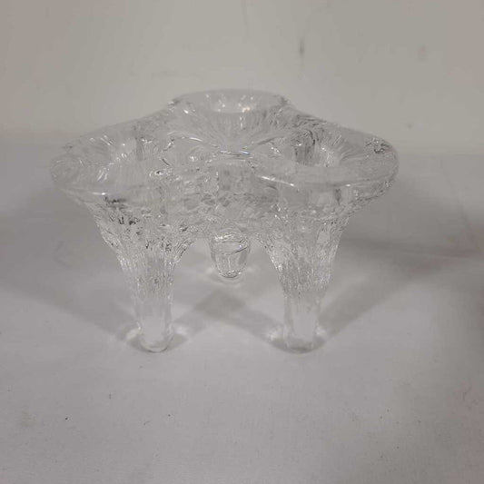 KOSTA BODA IGLOO GLASS ICICLE CANDLE HOLDER