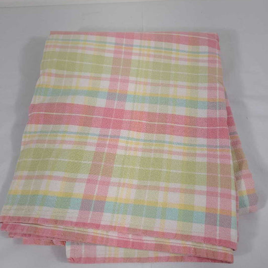 PINK STRIPED TABLECLOTH