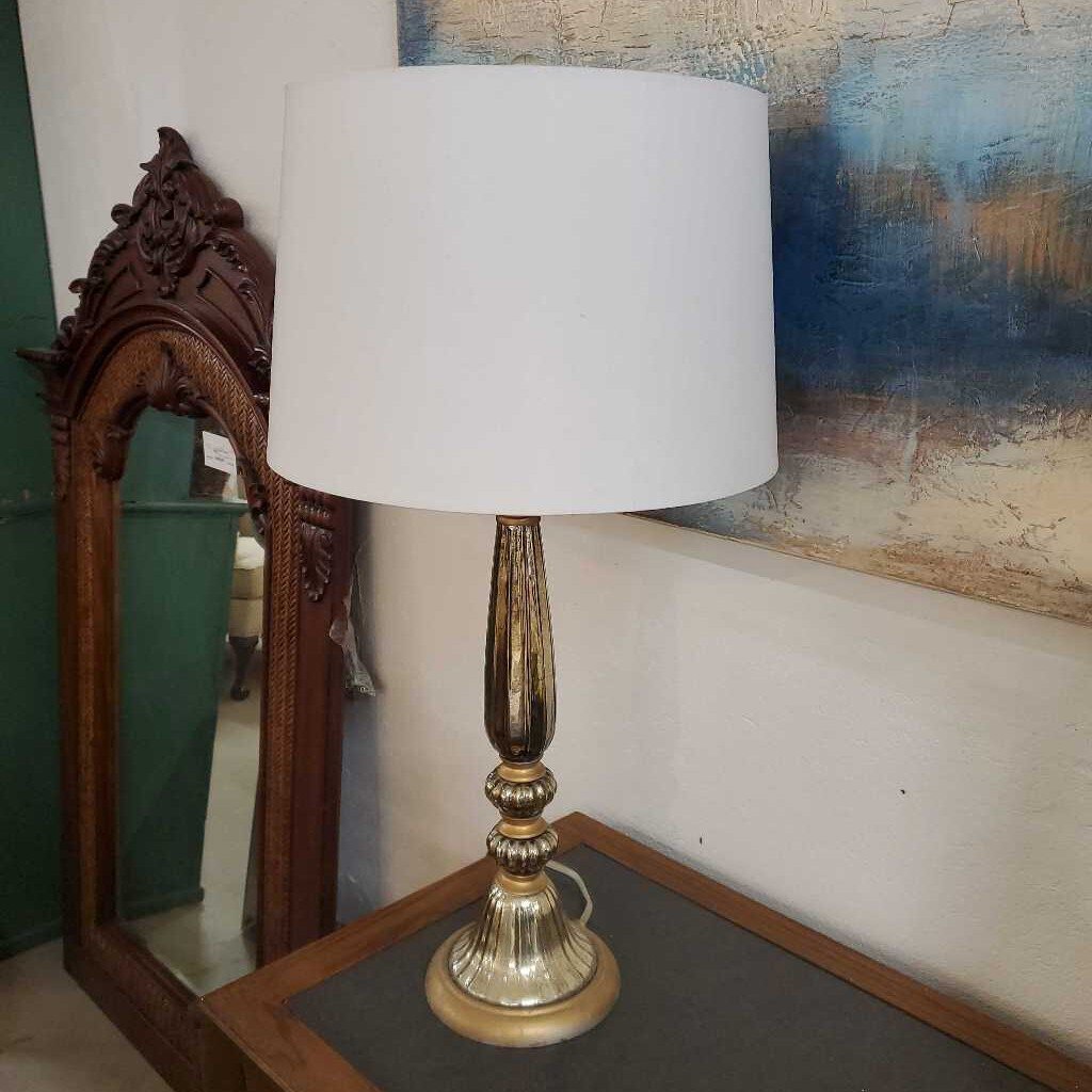 MERCURY GLASS TABLE LAMP