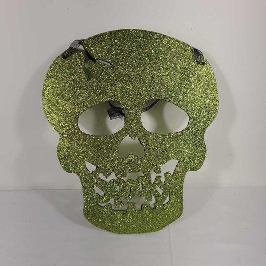 GLITTER GREEN SKULL