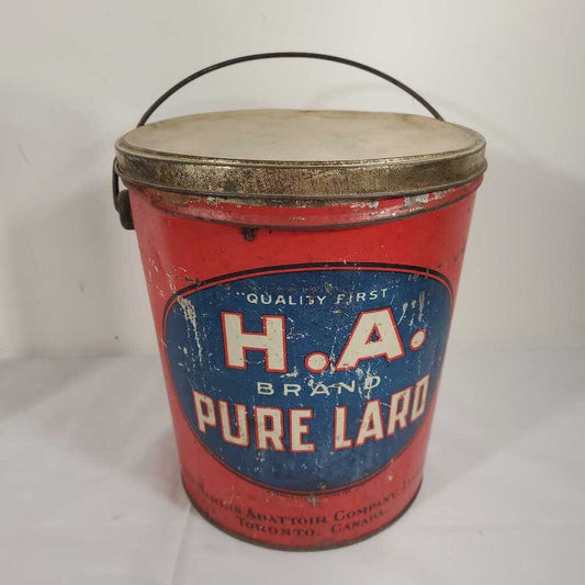 PURE LARD TIN