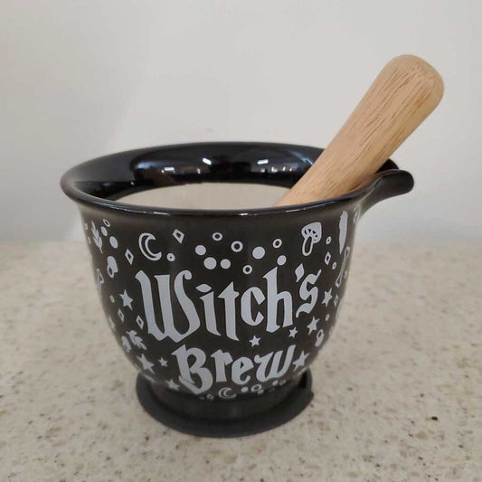 WITCH'S BREW MORTAR & PESTLE