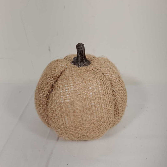 BURLAP PUMPKIN