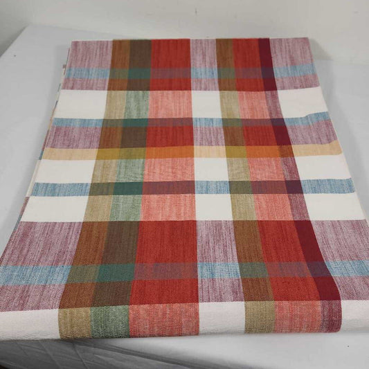 16" X 80" PLAID TABLE RUNNER