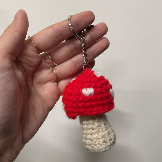 Red Mushroom Keychain