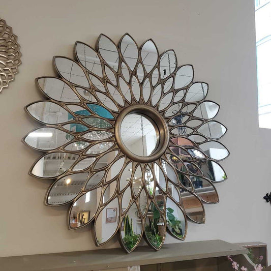 39" FLOWER MIRROR