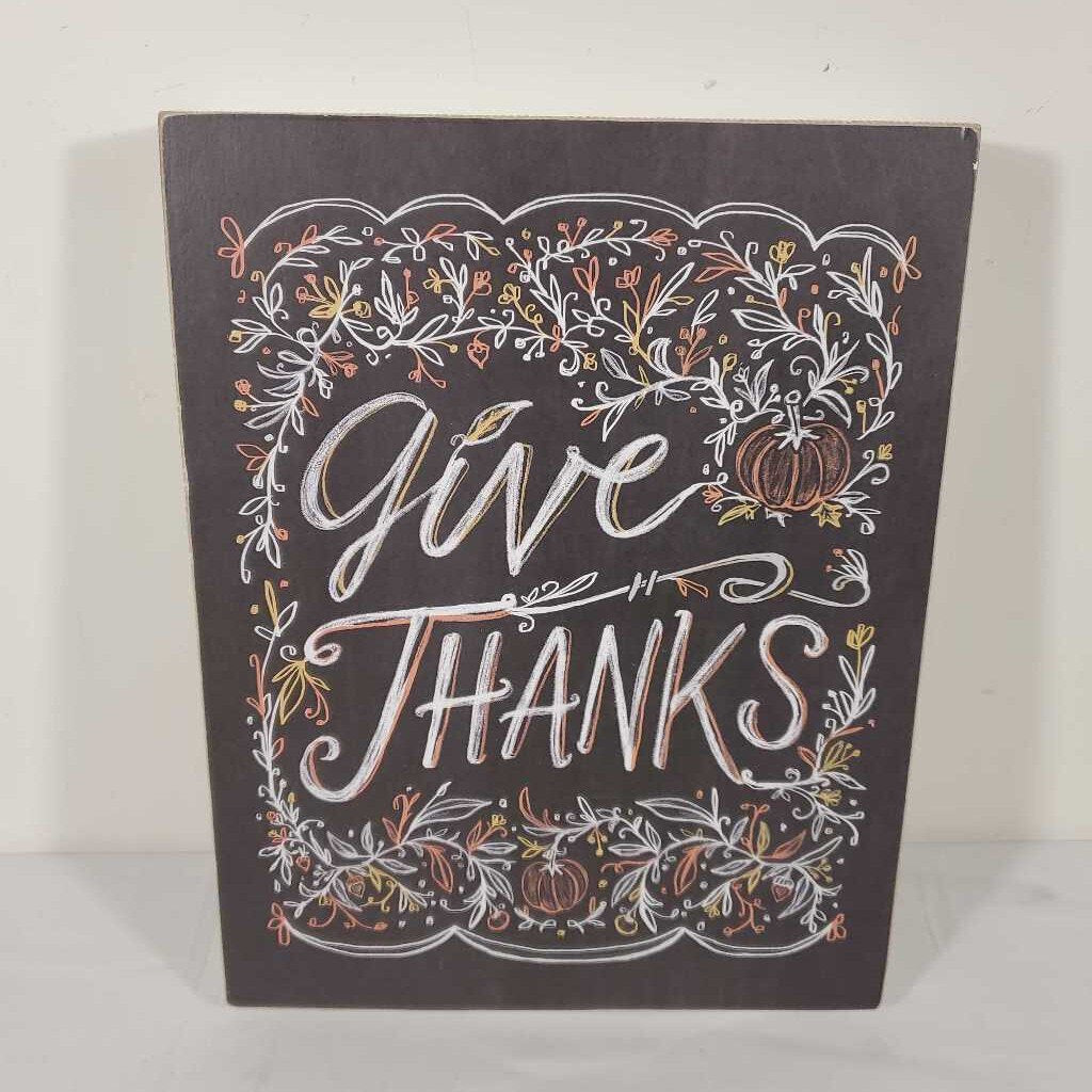 GIVE THANKS SIGN