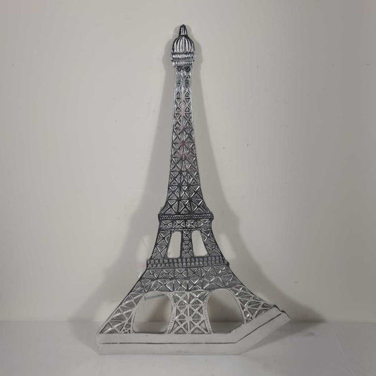 WALL MOUNTED SILVER EIFFEL TOWER