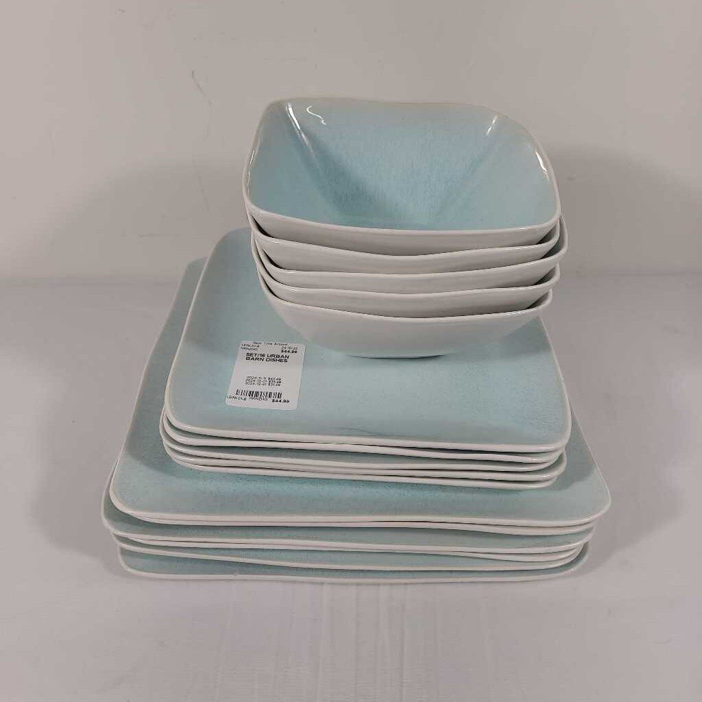 SET/16 URBAN BARN DISHES