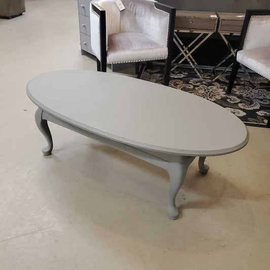 NEWLY PAINTED GREY COFFEE TABLE