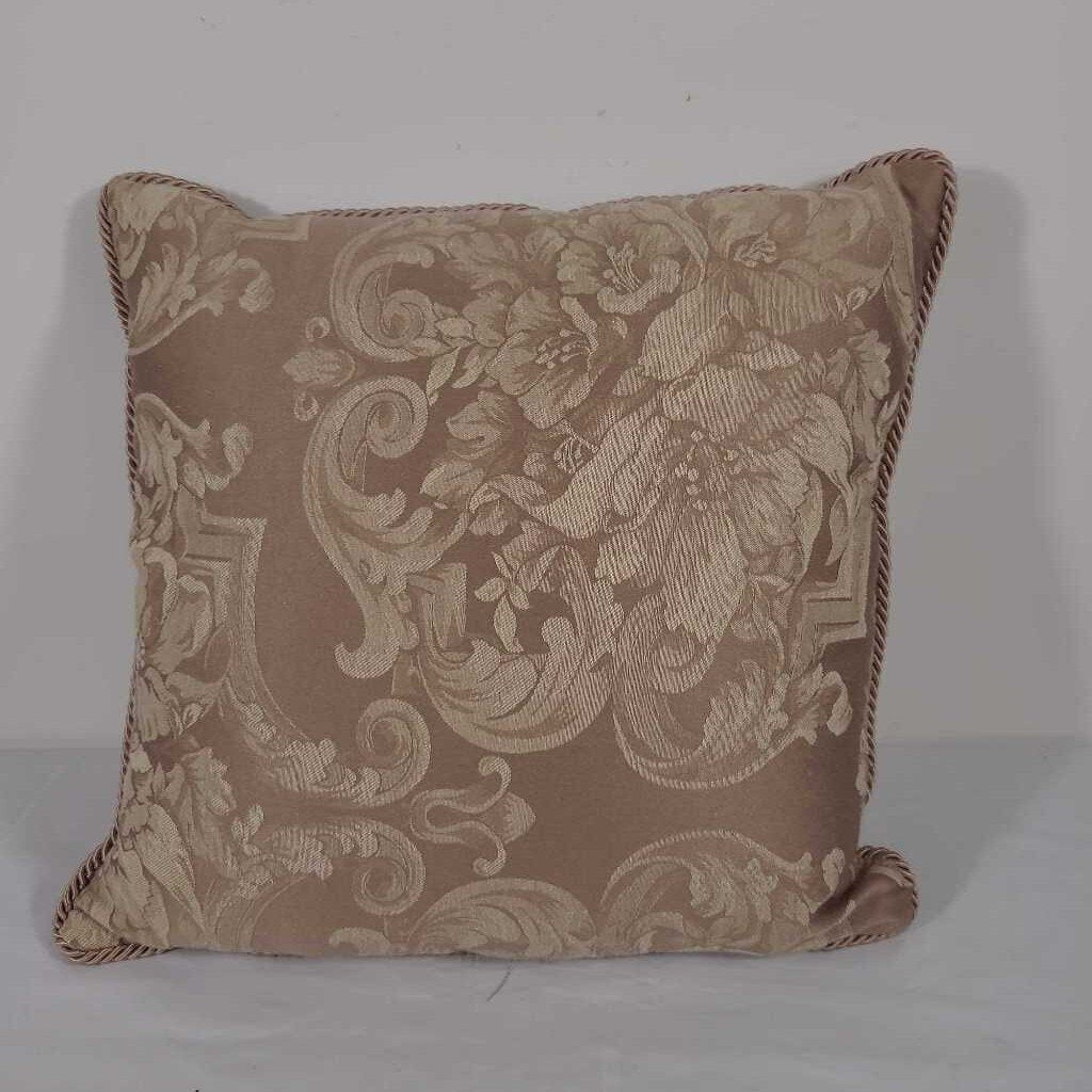 GOLD & TAUPE PILLOW