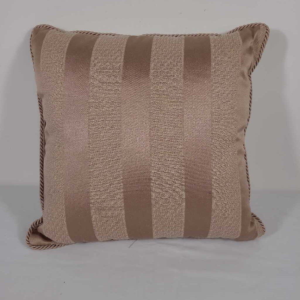 GOLD & TAUPE PILLOW