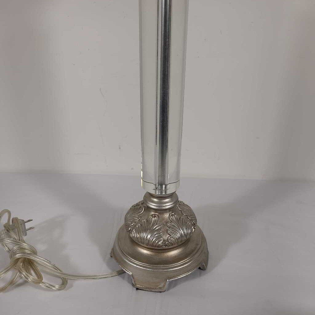 LG GLASS COLUMN TABLE LAMP