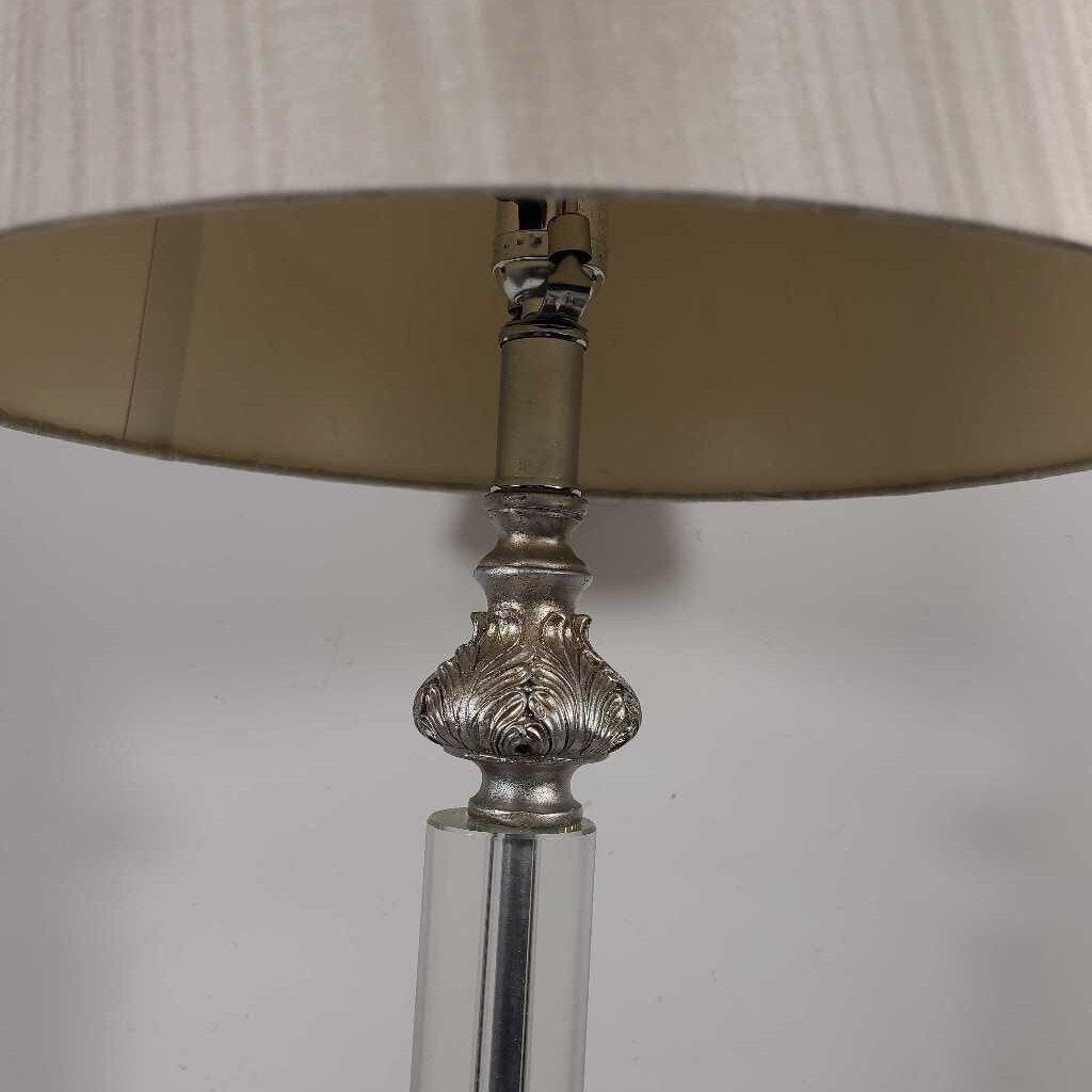 LG GLASS COLUMN TABLE LAMP