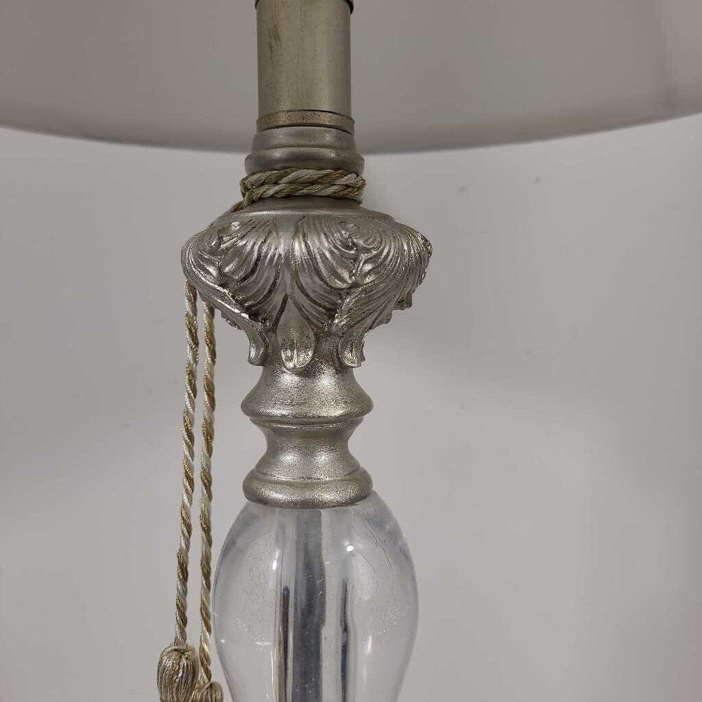 SM GLASS COLUMN TABLE LAMP