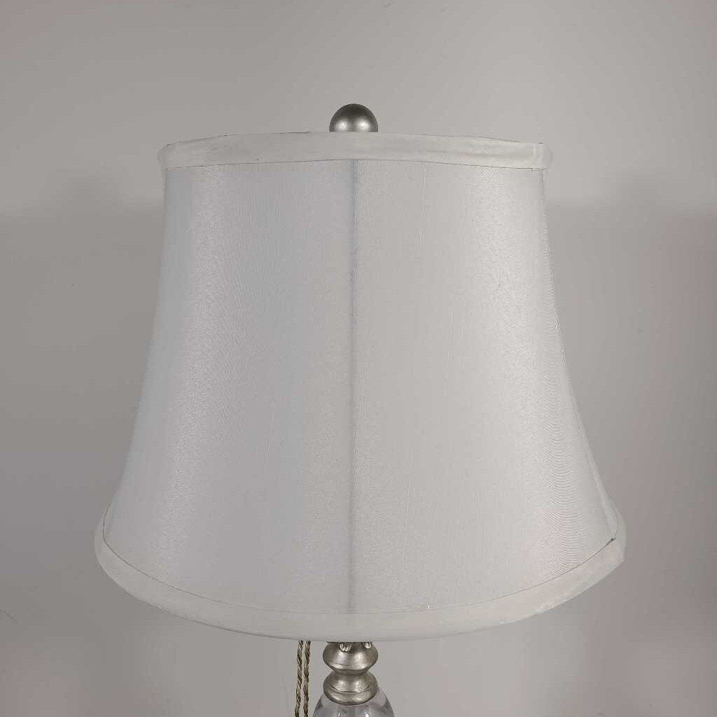 SM GLASS COLUMN TABLE LAMP