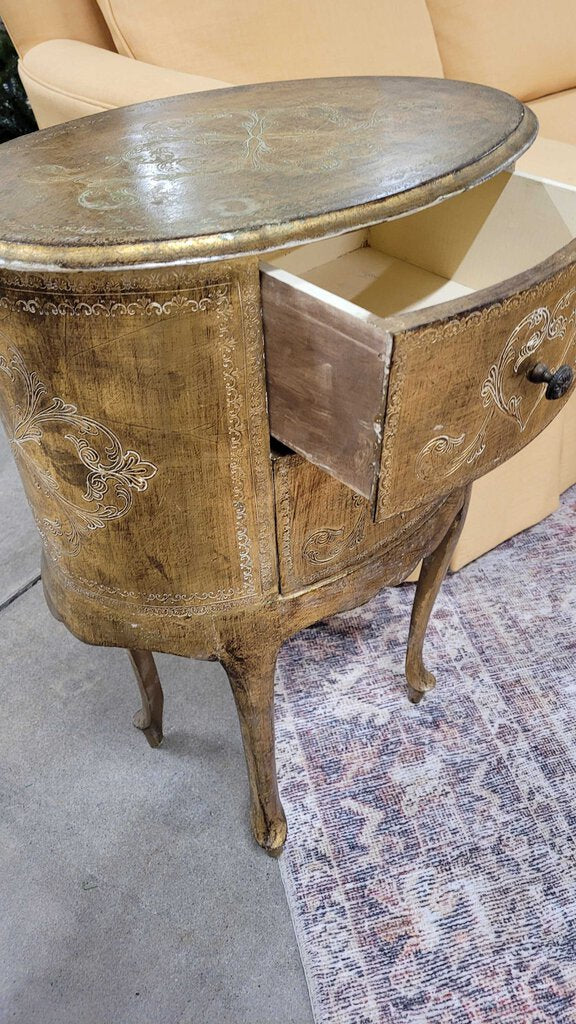 ITALIAN FLORENTINE NIGHTSTAND