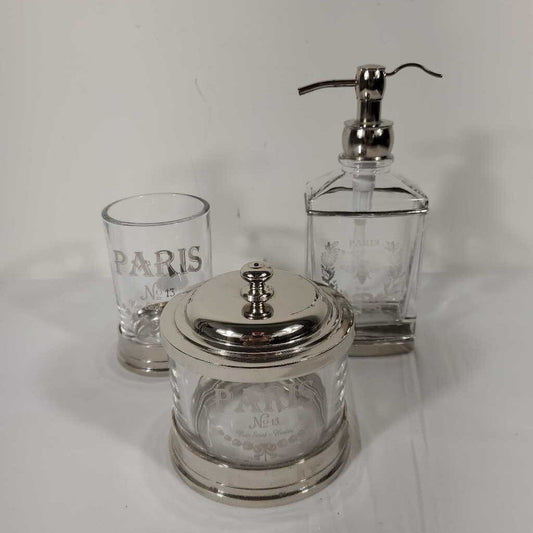 3PC PARIS BATHROOM SET