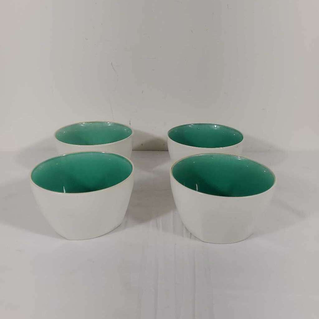 S/4 CRACKLE BOWLS