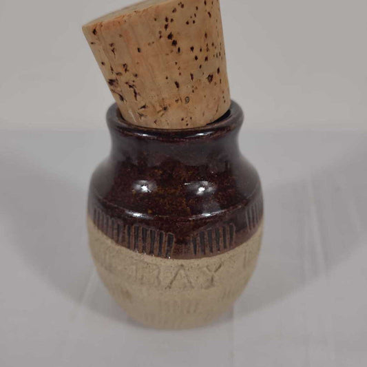 BAY POTTERY JAR W/CORK