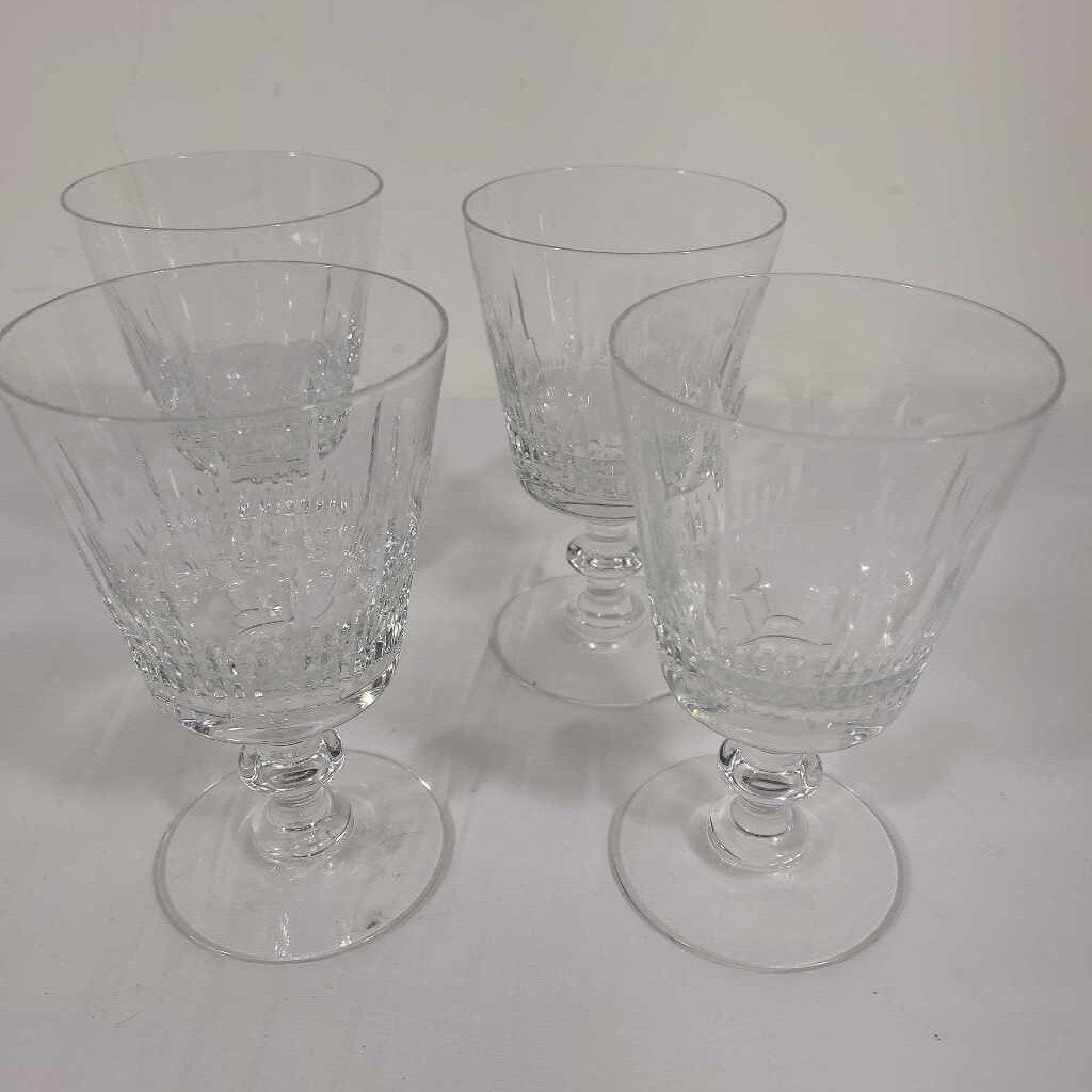 S/4 CROSS & OLIVE GOBLETS