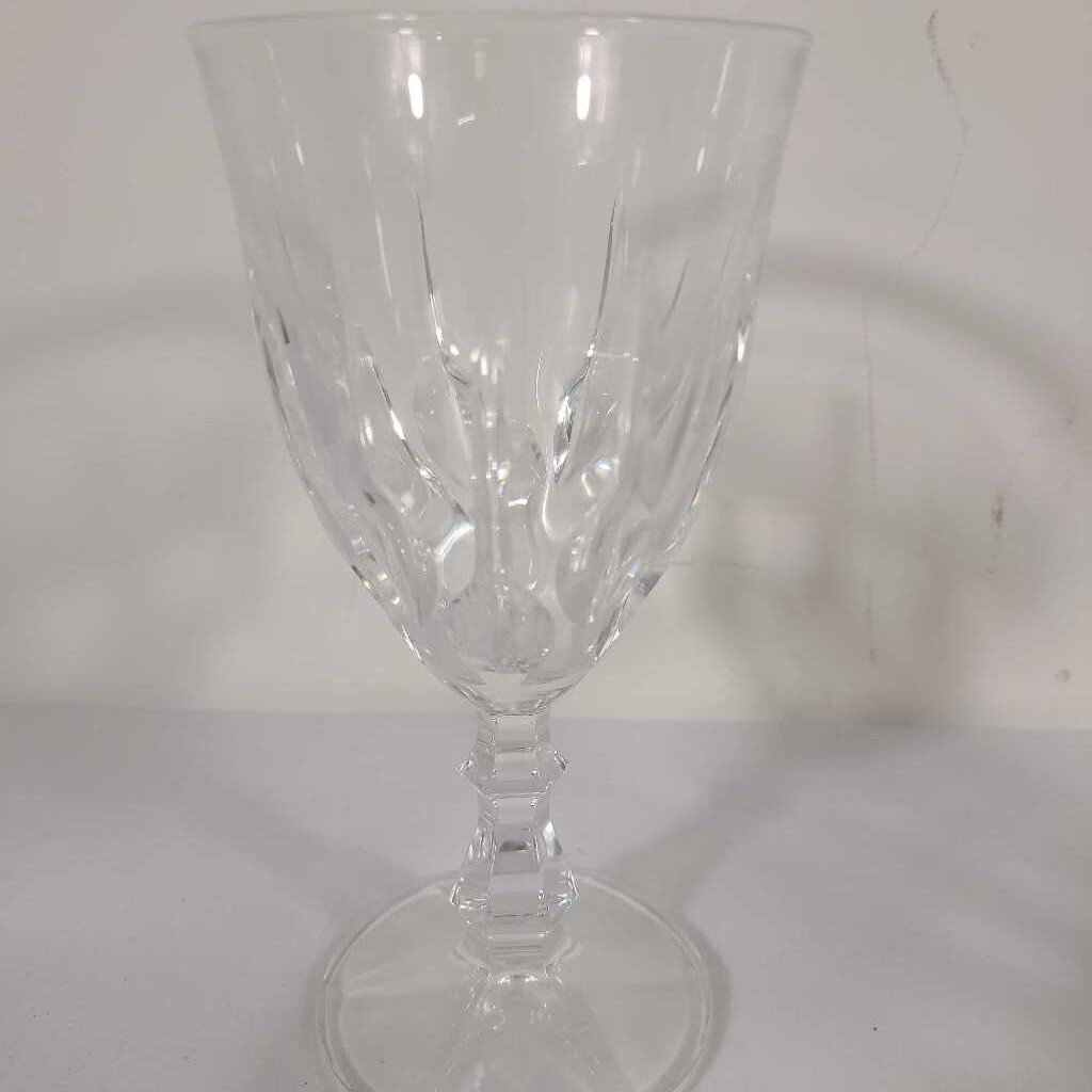 S/4 CRYSTAL WINE GOBLETS