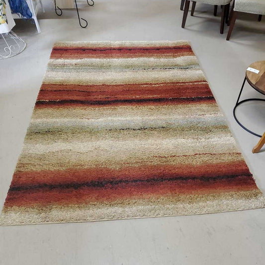 SUNDOWN MULTI RED 63" X 90" AREA RUG