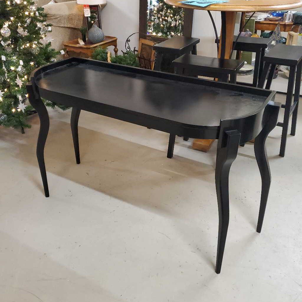 BLACK HALL TABLE