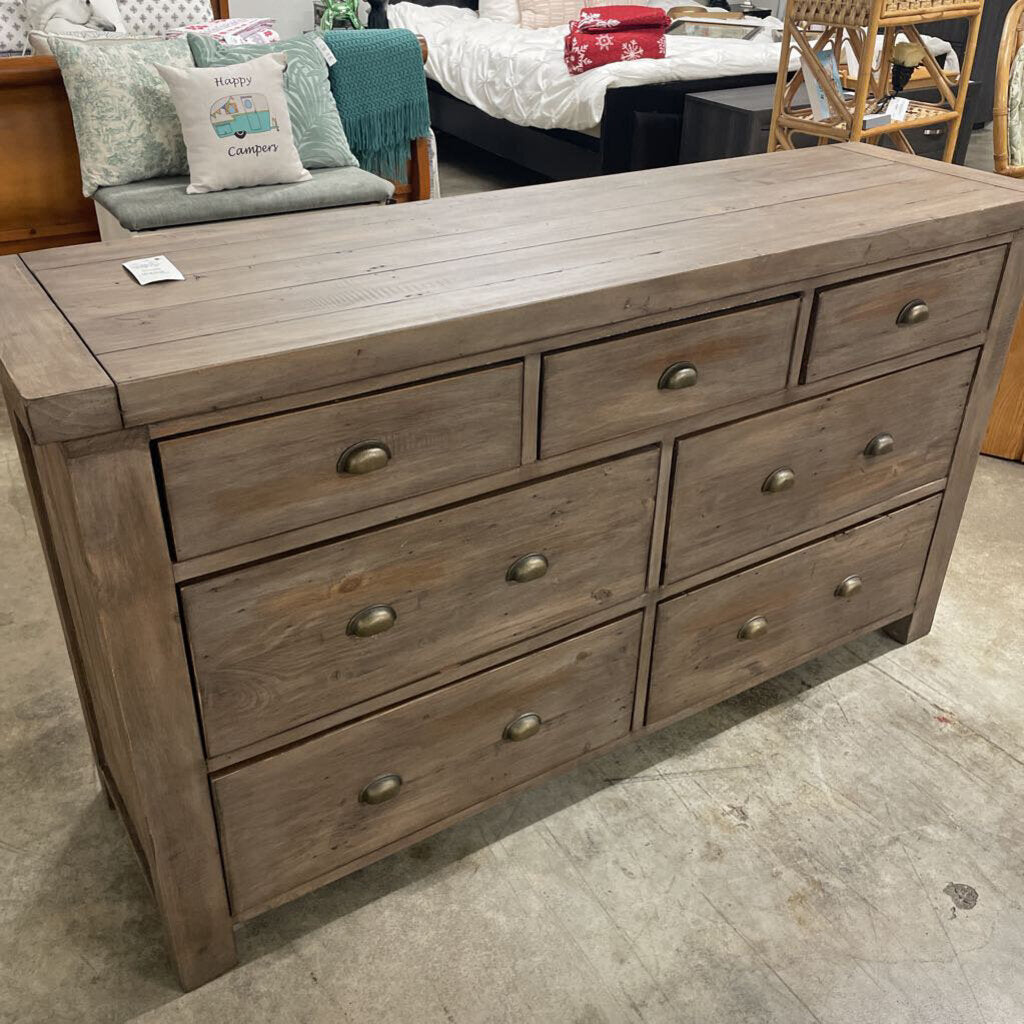 7-DRAWER RECLAIMED WOOD DRESSER