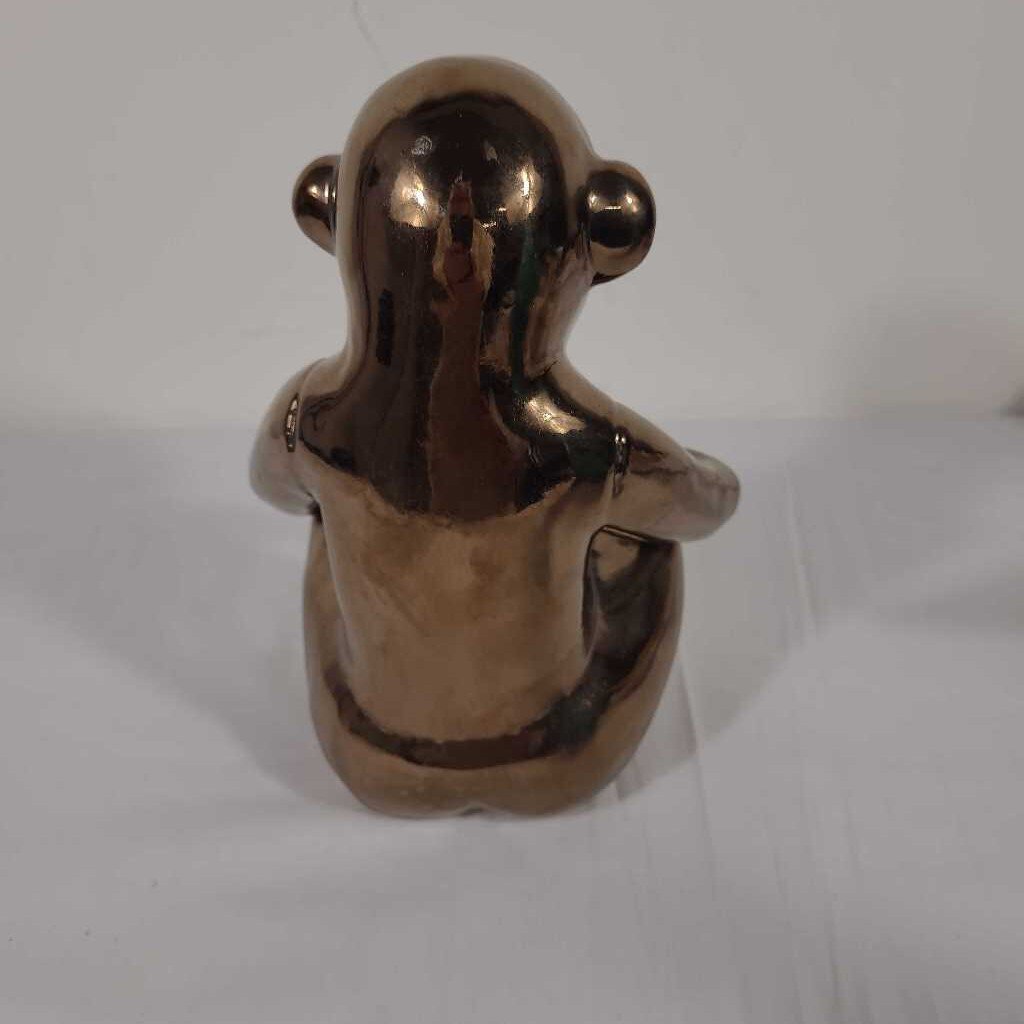 BRONZE CERAMIC MONEKY