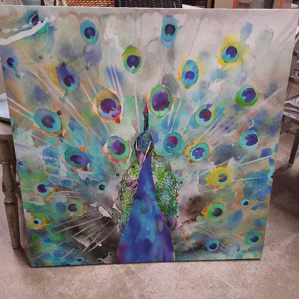 PEACOCK CANVAS