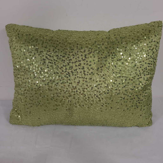 GREE SEQUIN PILLOW