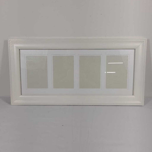 WHITE 4 PHOTO FRAME